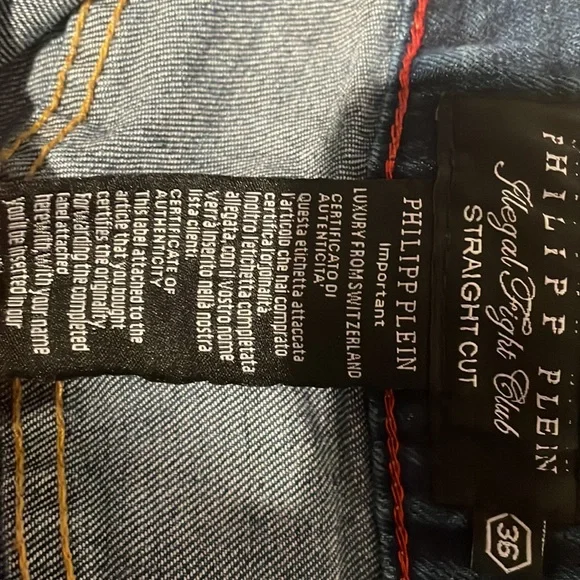 Phillip Plein Jeans 36 X 32